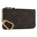 LOUIS VUITTON Monogram Pochette Cles Coin Purse M62650 LV Auth 195605A-1