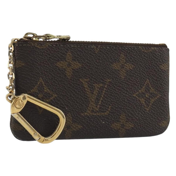 LOUIS VUITTON Monogram Pochette Cles Coin Purse M62650 LV Auth 195605A