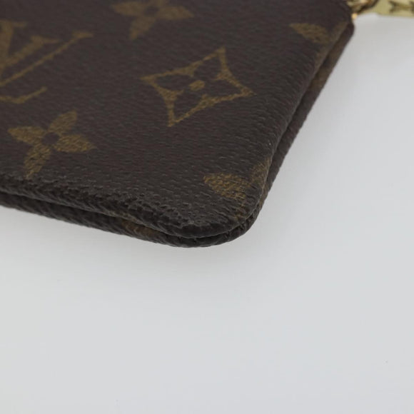 LOUIS VUITTON Monogram Pochette Cles Coin Purse M62650 LV Auth 195605A