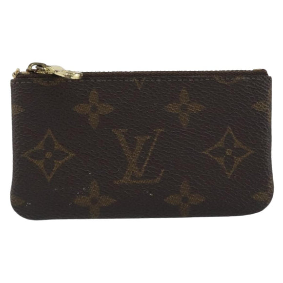LOUIS VUITTON Monogram Pochette Cles Coin Purse M62650 LV Auth 195605A