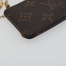 LOUIS VUITTON Monogram Pochette Cles Coin Purse M62650 LV Auth 195605A-9