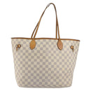 LOUIS VUITTON Damier Azur Neverfull MM Tote Bag N41605 LV Auth 195607-13