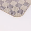 LOUIS VUITTON Damier Azur Neverfull MM Pouch Pouch LV Auth 195608V-15