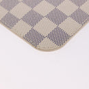 LOUIS VUITTON Damier Azur Neverfull MM Pouch Pouch LV Auth 195608V-17