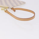LOUIS VUITTON Damier Azur Neverfull MM Pouch Pouch LV Auth 195608V-7