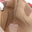 GUCCI GG Supreme Web Sherry Line Tote Bag PVC Beige Gold Auth 195609-20