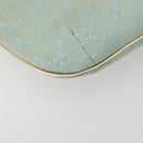 GUCCI GG Canvas Shoulder Bag Light Blue Gold 005 0813 Auth 195610A-11