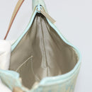 GUCCI GG Canvas Shoulder Bag Light Blue Gold 005 0813 Auth 195610A-17