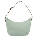 GUCCI GG Canvas Shoulder Bag Light Blue Gold 005 0813 Auth 195610A-2