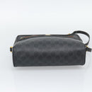 GUCCI GG Supreme Web Sherry Line Bag PVC Black Gold 72 02 088 Auth 195611-9