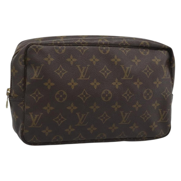 LOUIS VUITTON Monogram Trousse Toilette 28 Clutch Bag M47522 LV Auth 195613A