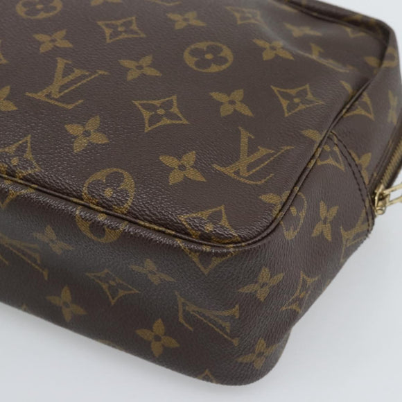 LOUIS VUITTON Monogram Trousse Toilette 28 Clutch Bag M47522 LV Auth 195613A