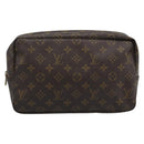 LOUIS VUITTON Monogram Trousse Toilette 28 Clutch Bag M47522 LV Auth 195613A-13