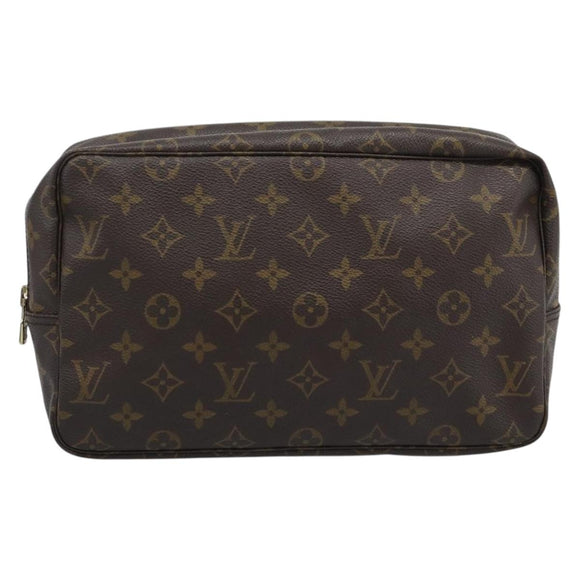 LOUIS VUITTON Monogram Trousse Toilette 28 Clutch Bag M47522 LV Auth 195613A