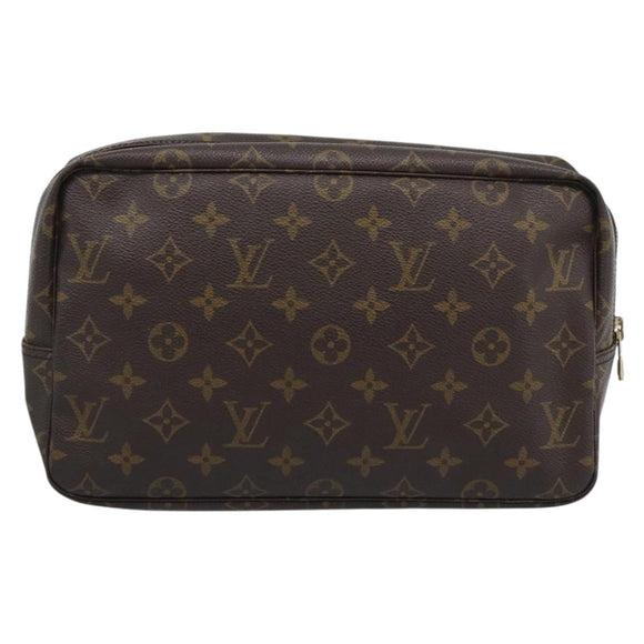 LOUIS VUITTON Monogram Trousse Toilette 28 Clutch Bag M47522 LV Auth 195613A