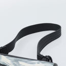Salvatore Ferragamo Gancini Shoulder Bag Nylon Gray Silver Auth 195614A-8