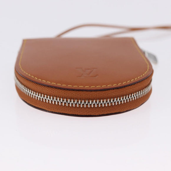 LOUIS VUITTON Nomad Neck Wallet Brown LV Auth 195616V
