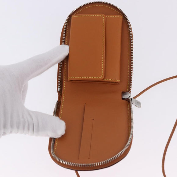 LOUIS VUITTON Nomad Neck Wallet Brown LV Auth 195616V