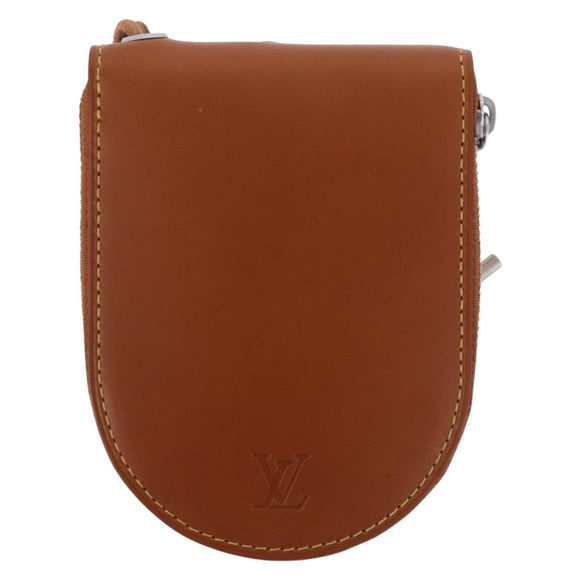 LOUIS VUITTON Nomad Neck Wallet Brown LV Auth 195616V
