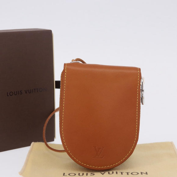LOUIS VUITTON Nomad Neck Wallet Brown LV Auth 195616V