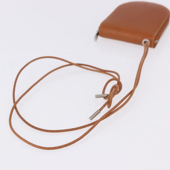 LOUIS VUITTON Nomad Neck Wallet Brown LV Auth 195616V