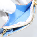 LOUIS VUITTON Monogram Multicolor Pochette Cles NM White M93733 LV Auth 195617V-20