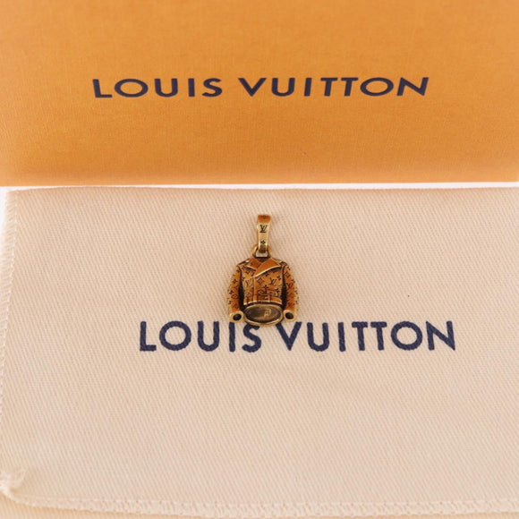 LOUIS VUITTON Charm LV Jacket Charm metal Gold Tone M03076 LV Auth 195618M
