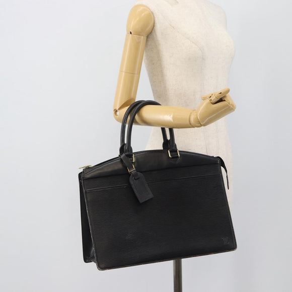LOUIS VUITTON Epi Riviera Hand Bag Black M48182 LV Auth 195633