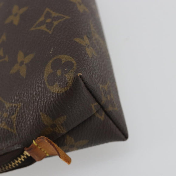 LOUIS VUITTON Monogram Pochette Cosmetic PM Pouch M43998 LV Auth 195636