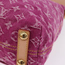LOUIS VUITTON Monogram Denim Buggy PM Shoulder Bag Pink M95216 LV Auth 195638SAM-13