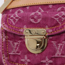 LOUIS VUITTON Monogram Denim Buggy PM Shoulder Bag Pink M95216 LV Auth 195638SAM-14