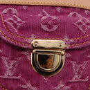 LOUIS VUITTON Monogram Denim Buggy PM Shoulder Bag Pink M95216 LV Auth 195638SAM-15