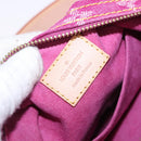 LOUIS VUITTON Monogram Denim Buggy PM Shoulder Bag Pink M95216 LV Auth 195638SAM-17