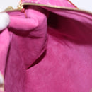 LOUIS VUITTON Monogram Denim Buggy PM Shoulder Bag Pink M95216 LV Auth 195638SAM-19