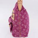 LOUIS VUITTON Monogram Denim Buggy PM Shoulder Bag Pink M95216 LV Auth 195638SAM-4