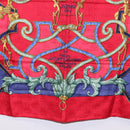 HERMES Carre90 Scarf Silk Red Auth 195639-9