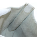 HERMES Evelyn 1GM Shoulder Bag Leather White Silver Auth 195640SAM-20