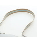 HERMES Evelyn 1GM Shoulder Bag Leather White Silver Auth 195640SAM-9