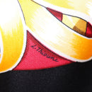 HERMES Carre 90 Scarf ”CHEVAUX DE TRAIT” Silk Black Auth 195641M-11