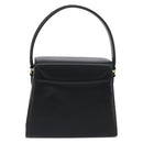 GIVENCHY Hand Bag Leather Black Gold Auth 195642A-2