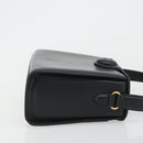 GIVENCHY Hand Bag Leather Black Gold Auth 195642A-3