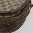 GUCCI GG Supreme Shoulder Bag PVC Beige Gold Auth 195645-9