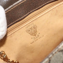 GUCCI GG Supreme Shoulder Bag PVC Beige Gold Auth 195645-12