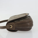 GUCCI GG Supreme Shoulder Bag PVC Beige Gold Auth 195645-4