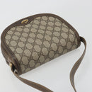 GUCCI GG Supreme Shoulder Bag PVC Beige Gold Auth 195645-6