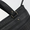 Chloe Hand Bag Leather Black Auth 195646A-18