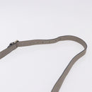 FENDI Celeria Shoulder Bag Leather Gray Silver Auth 195653V-8