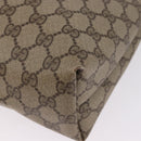 GUCCI GG Supreme Web Sherry Line Tote Bag PVC Beige 39 02 003 Auth 195656-17