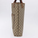 GUCCI GG Supreme Web Sherry Line Tote Bag PVC Beige 39 02 003 Auth 195656-3