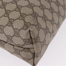 GUCCI GG Supreme Tote Bag PVC Beige Gold 002 39 6130 Auth 195657-9